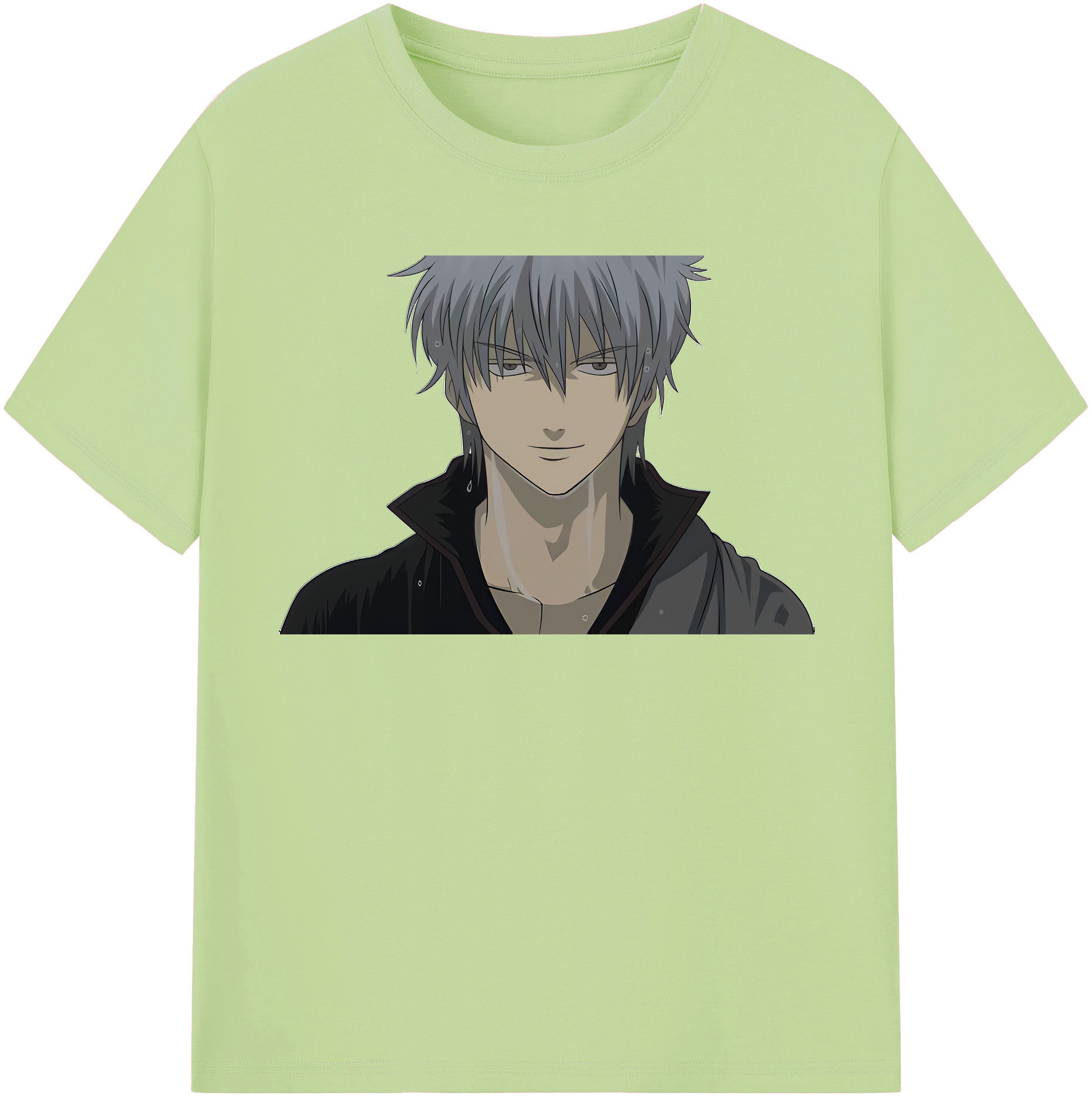（画像用） ぎんたま 坂田銀時（さかたぎんとき） 神楽 志村新八（しむら しんぱち） GINTAMA Sakata Gintoki Kagura Shimura Shinpachi 綿100％半袖Tシャツ（フロントプリント）